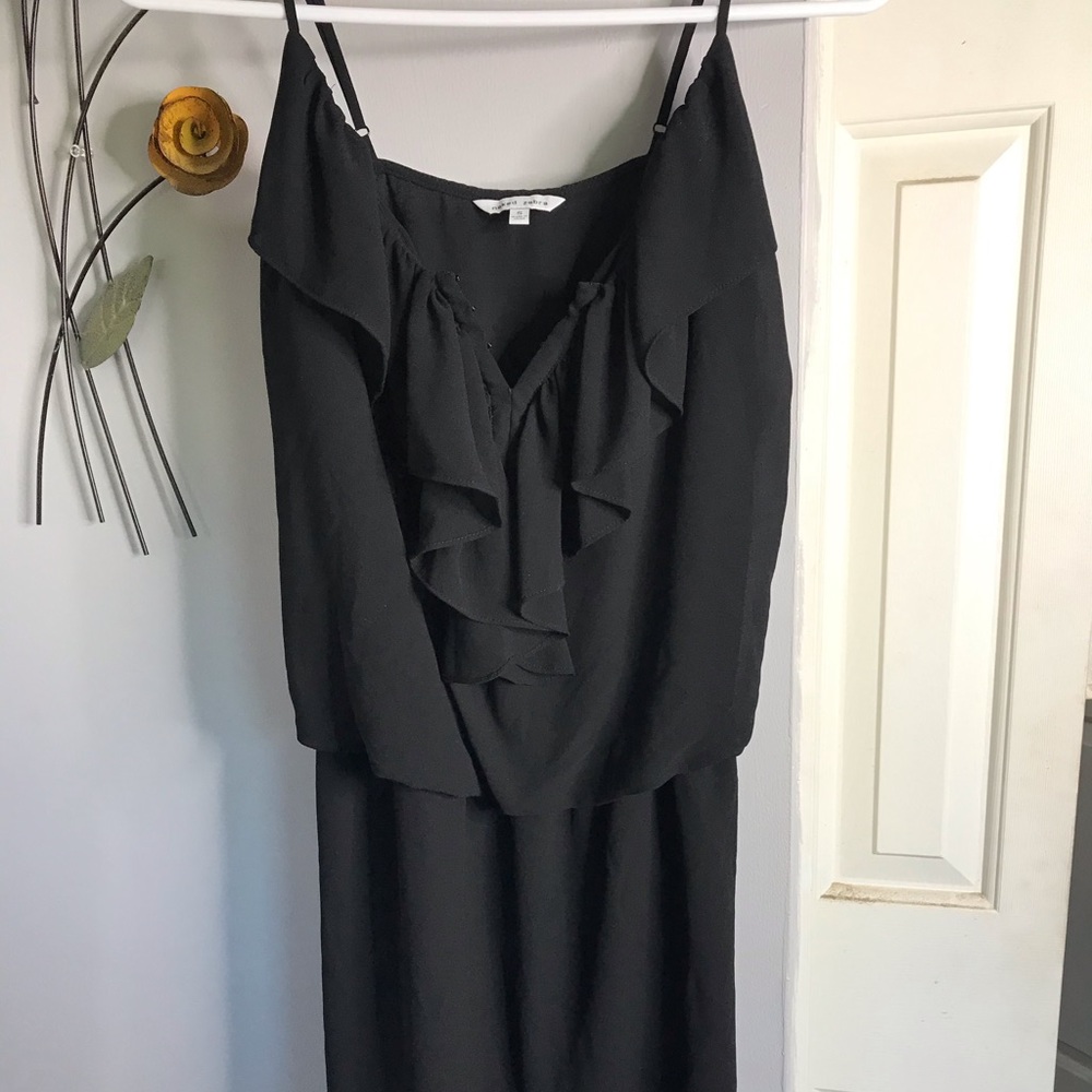 Naked zebra black dress